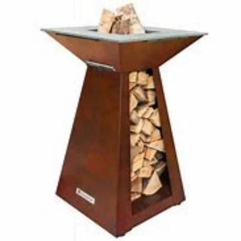 Fire Pit Bowl - Brasero en acier Corten, Brasero sphérique