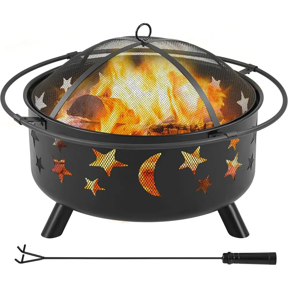 Fire Pit Bowl - Grande foyer extérieur avec foyer à