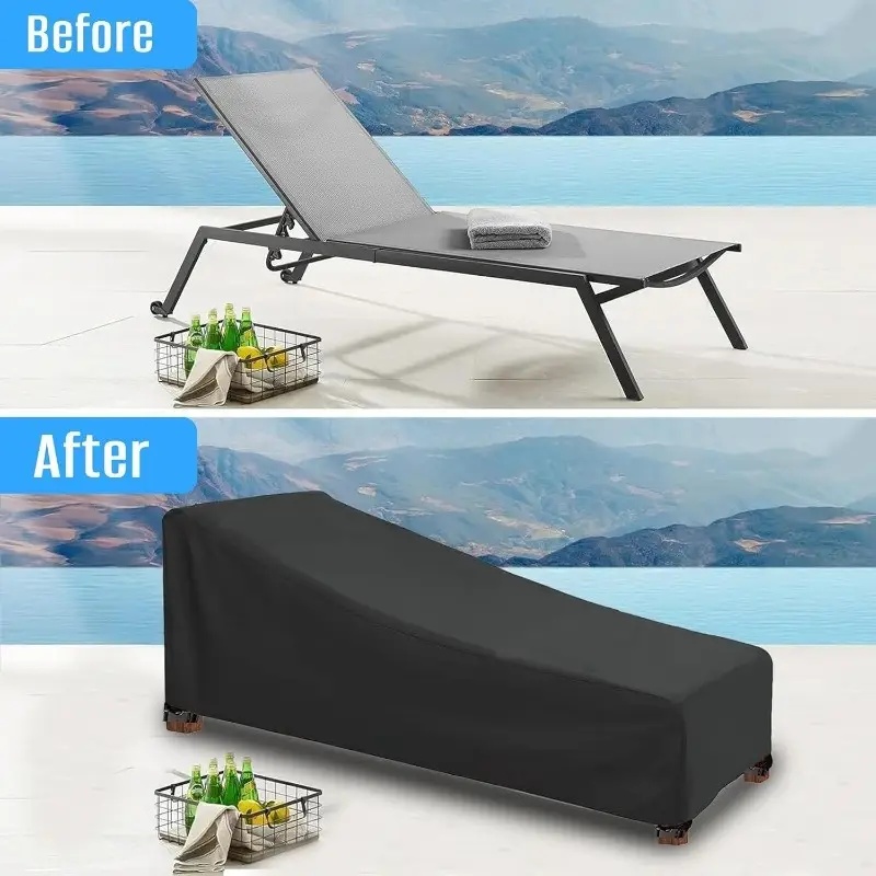 Outdoor Furniture Heavy - Housses de chaise longue d'extérieur robustes
