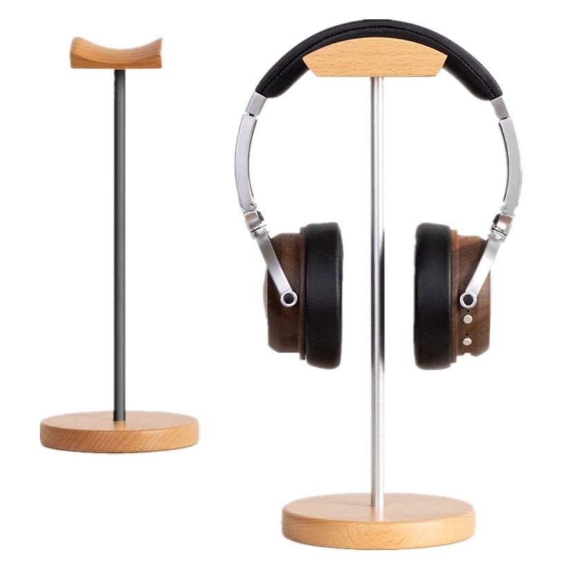 Outdoor Furniture Aluminum - Support pour casque en bois de