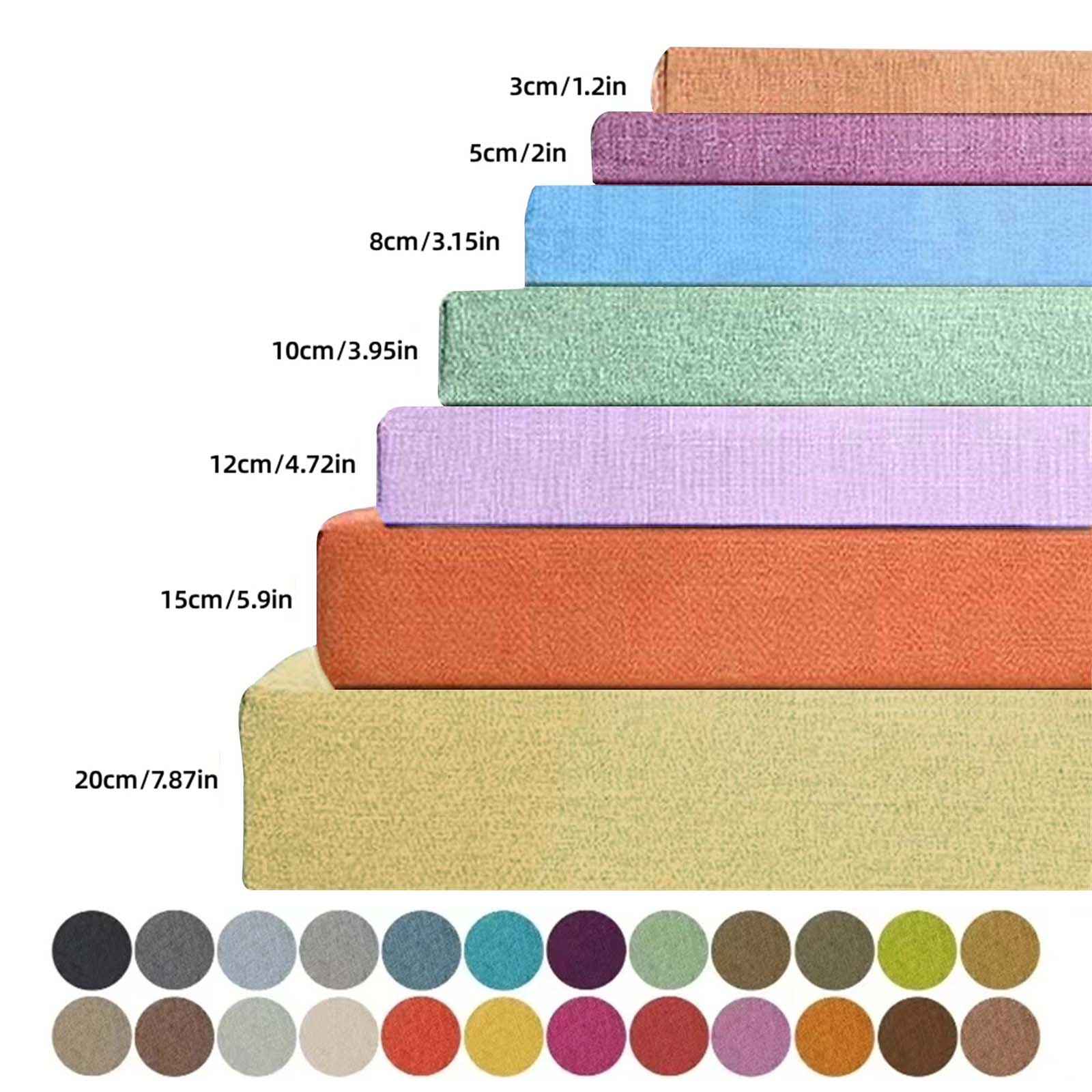 Outdoor Furniture Upholstery - Coussin de siège de banc personnalisé,