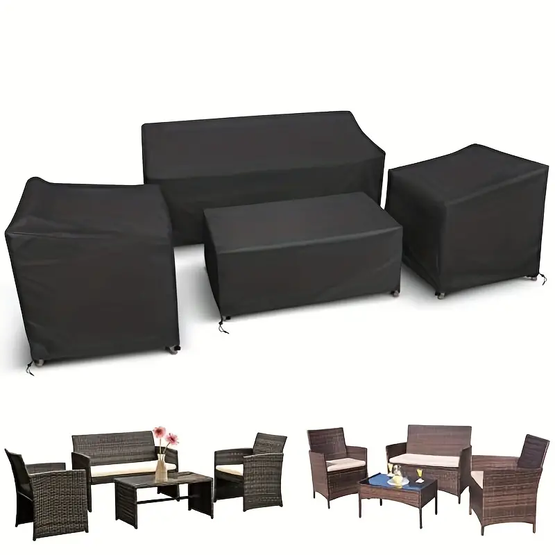 Outdoor Furniture Plans - 4 pièces/ensemble housses de meubles de