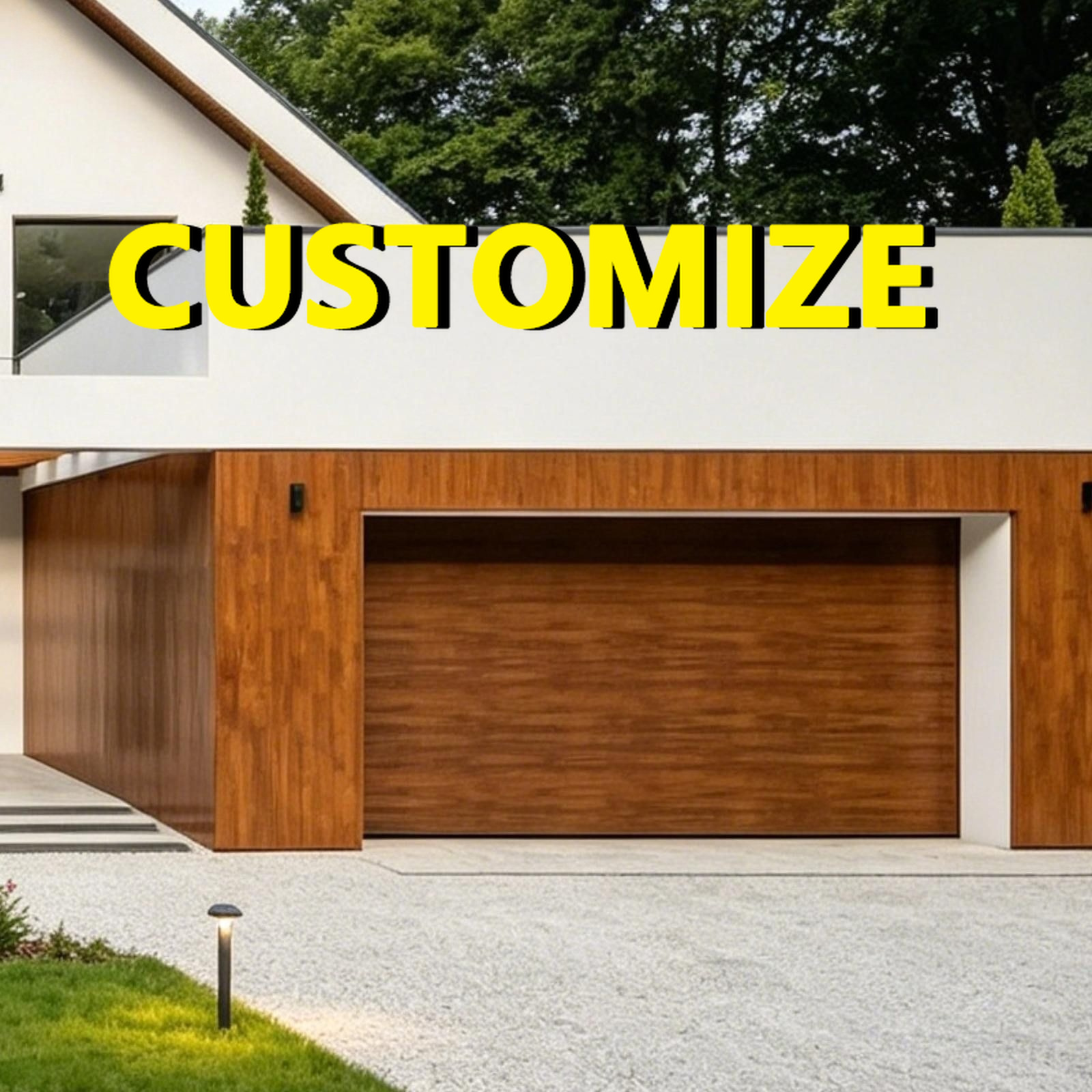 Outdoor Furniture Aluminum - Porte de garage en aluminium sur