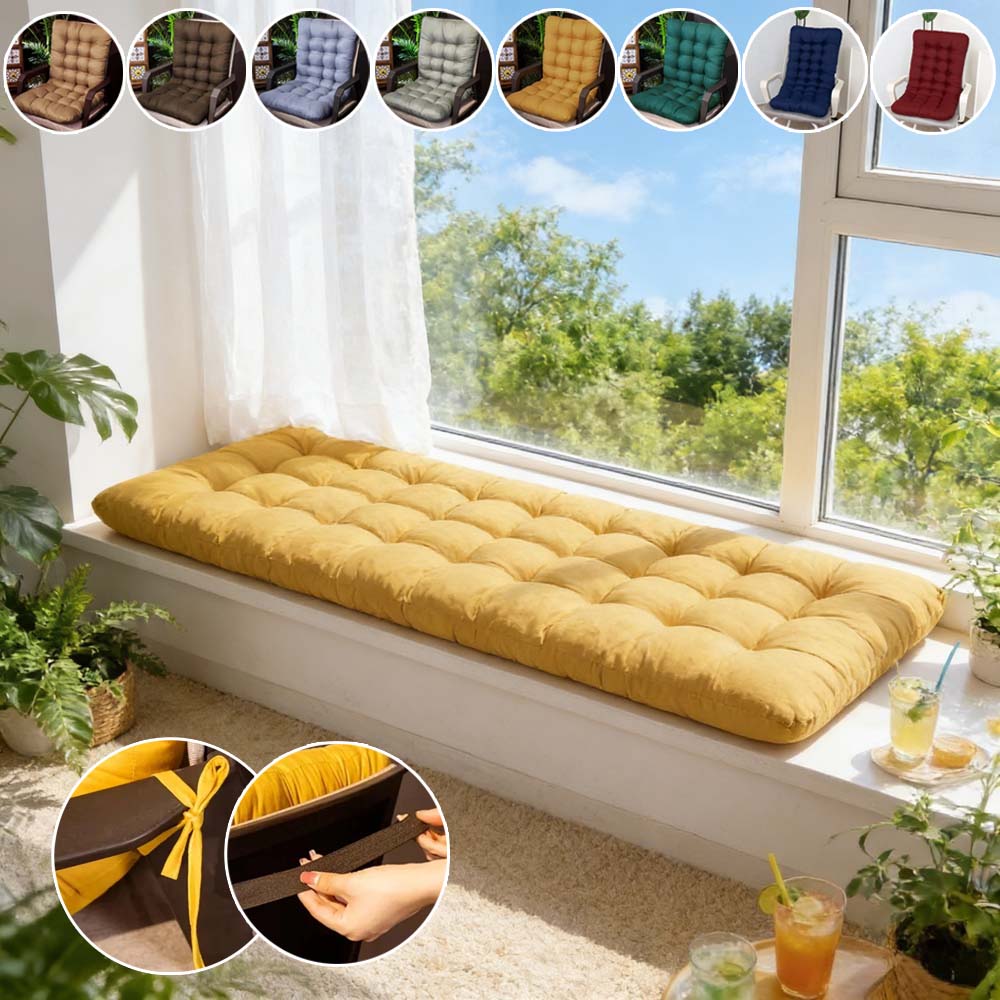 Outdoor Furniture Upholstery - Coussin de siège épais avec sangles