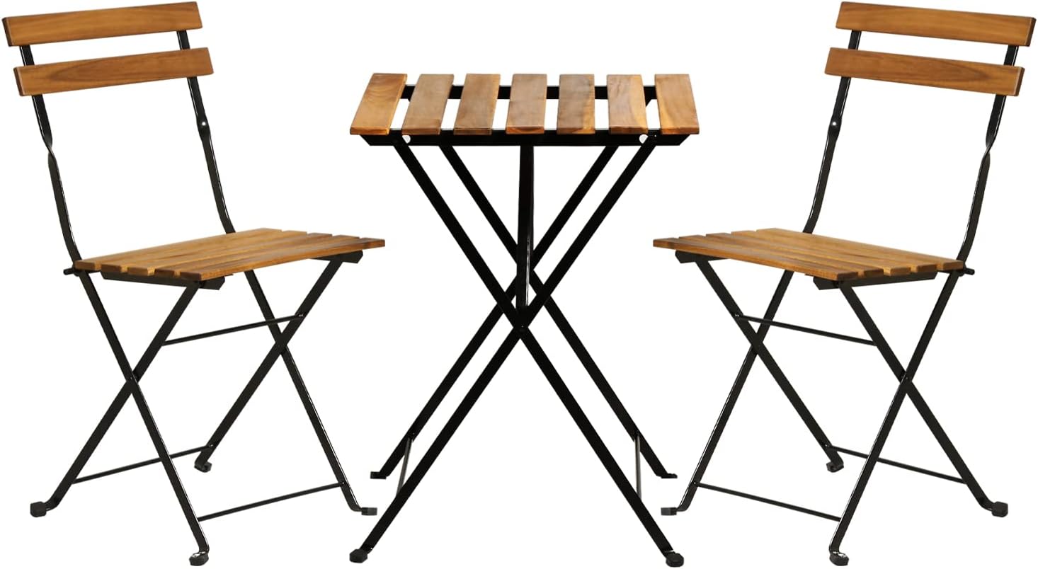 Outdoor Furniture For Patio - Ensemble bistrot de patio pliable en