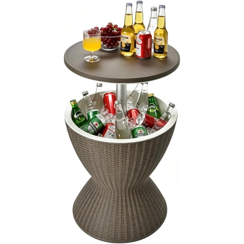 Outdoor Furniture Sale - Table de patio en rotin résistante