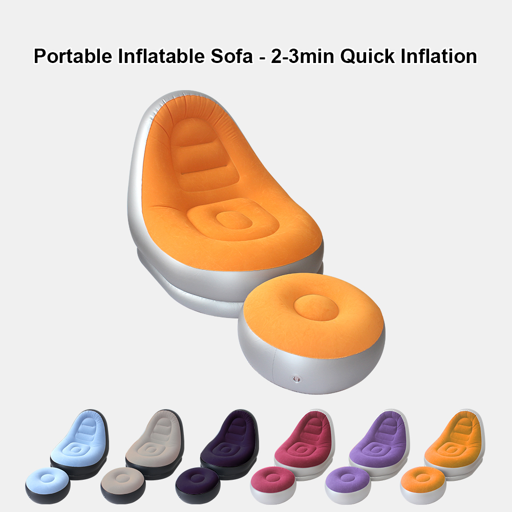 Outdoor Furniture Sale - Ensemble de canapé gonflable portable multicolore