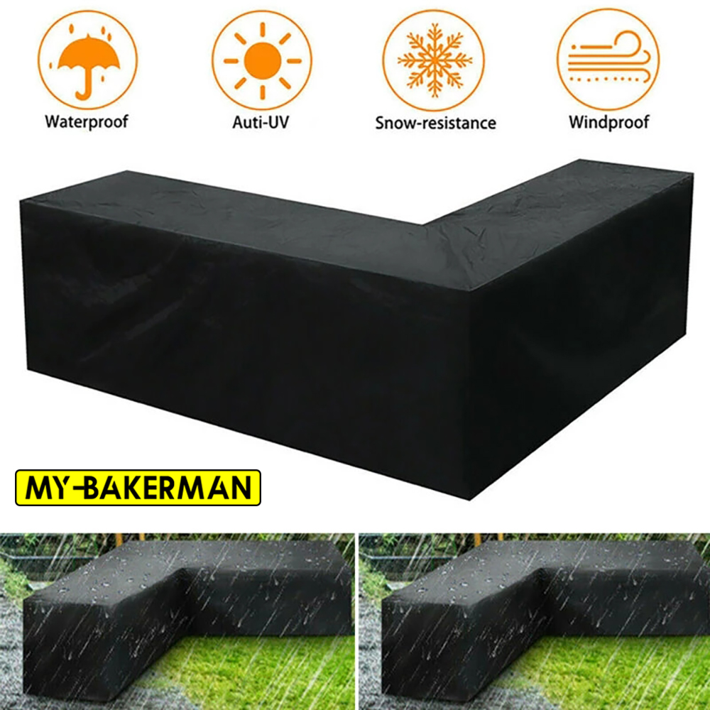 Outdoor Furniture Cover Xl - Housse de meuble d'angle imperméable, en