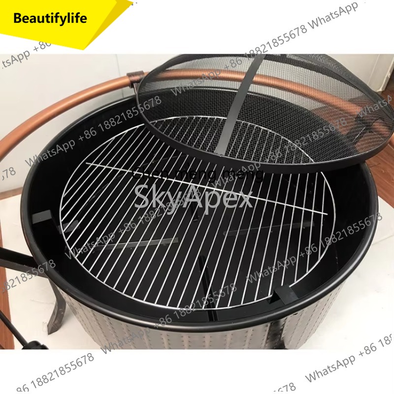 Fire Pit Bowl - Brasero A55 en acier sans fumée,