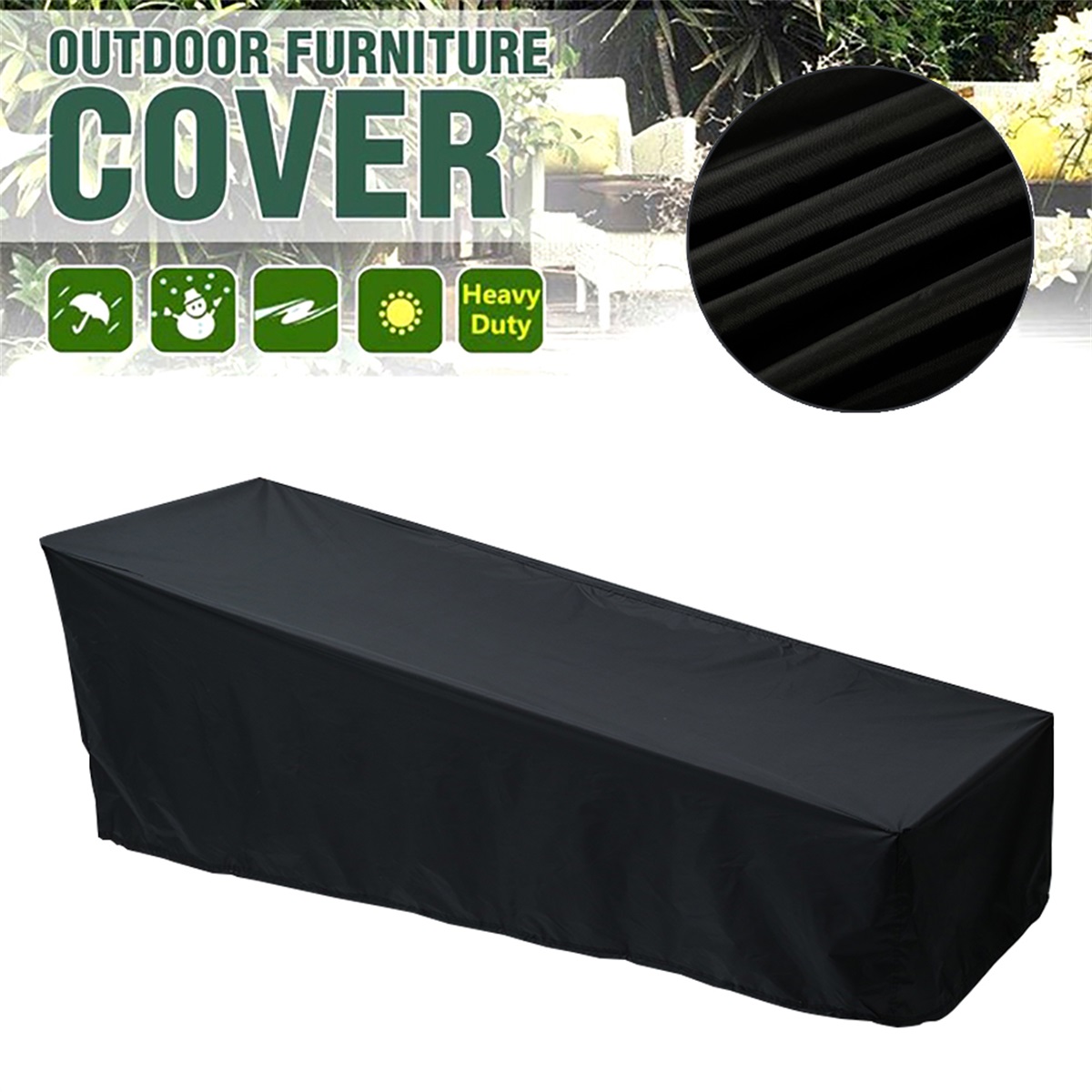 Outdoor Furniture Lounge - Couverture de lit de jardin extérieur,