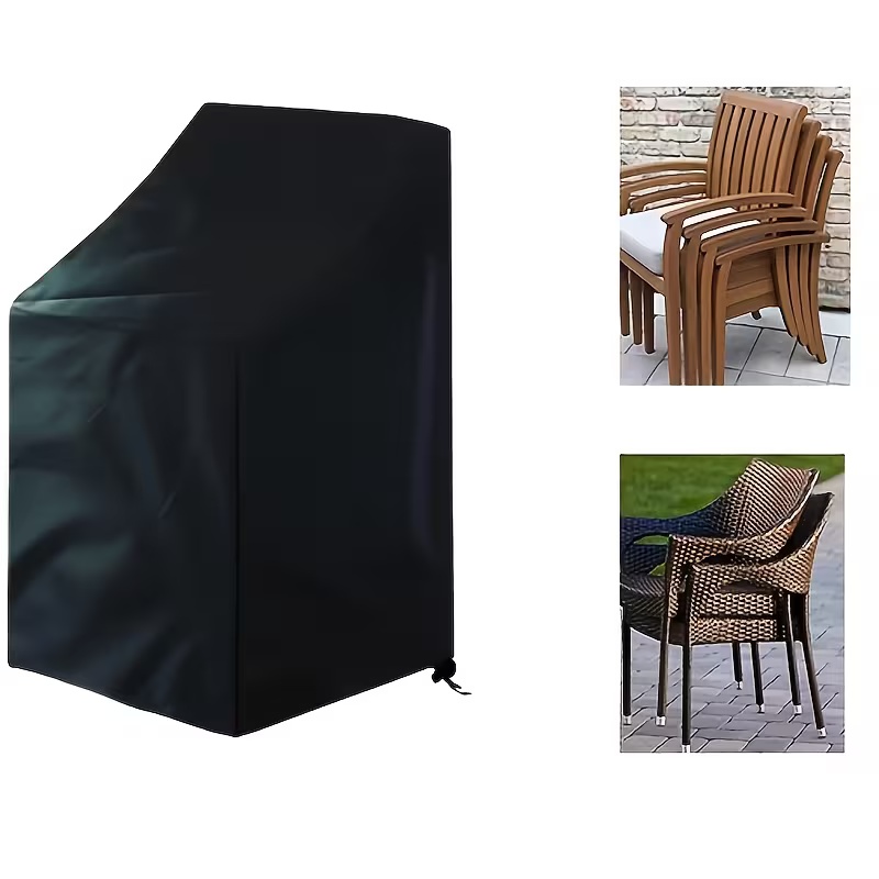 Outdoor Furniture Heavy - Housse de chaise d'extérieur empilable robuste,