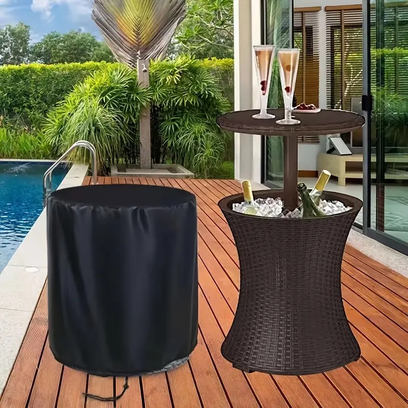 Outdoor Furniture For Patio - Couverture de Table tissée extérieure, couverture