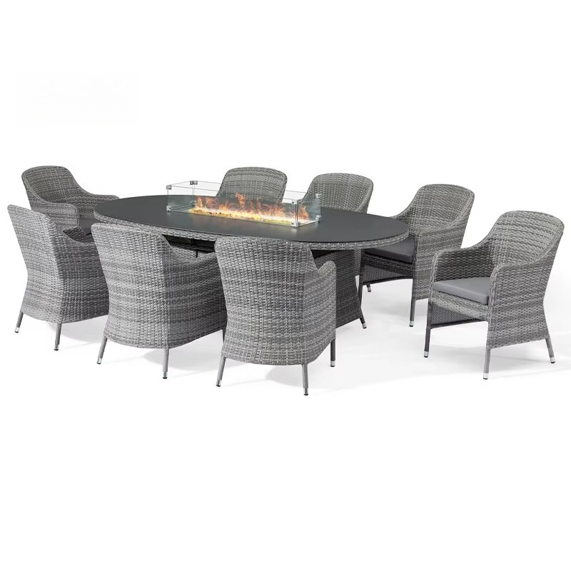Ensemble de mobilier d'extérie - Outdoor Furniture Set With Fire Pit avis et prix