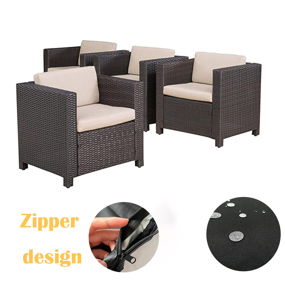 Lot de 4 housses de coussin de - Outdoor Furniture Set Sale avis et prix