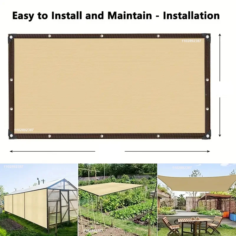Filet d'ombrage beige 4x5m, pr - Outdoor Furniture Hdpe avis et prix