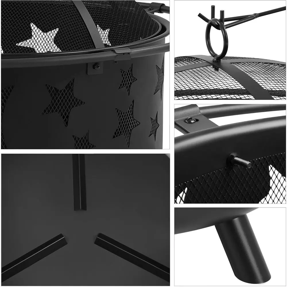 Grande foyer extérieur avec fo - Fire Pit Bowl avis et prix