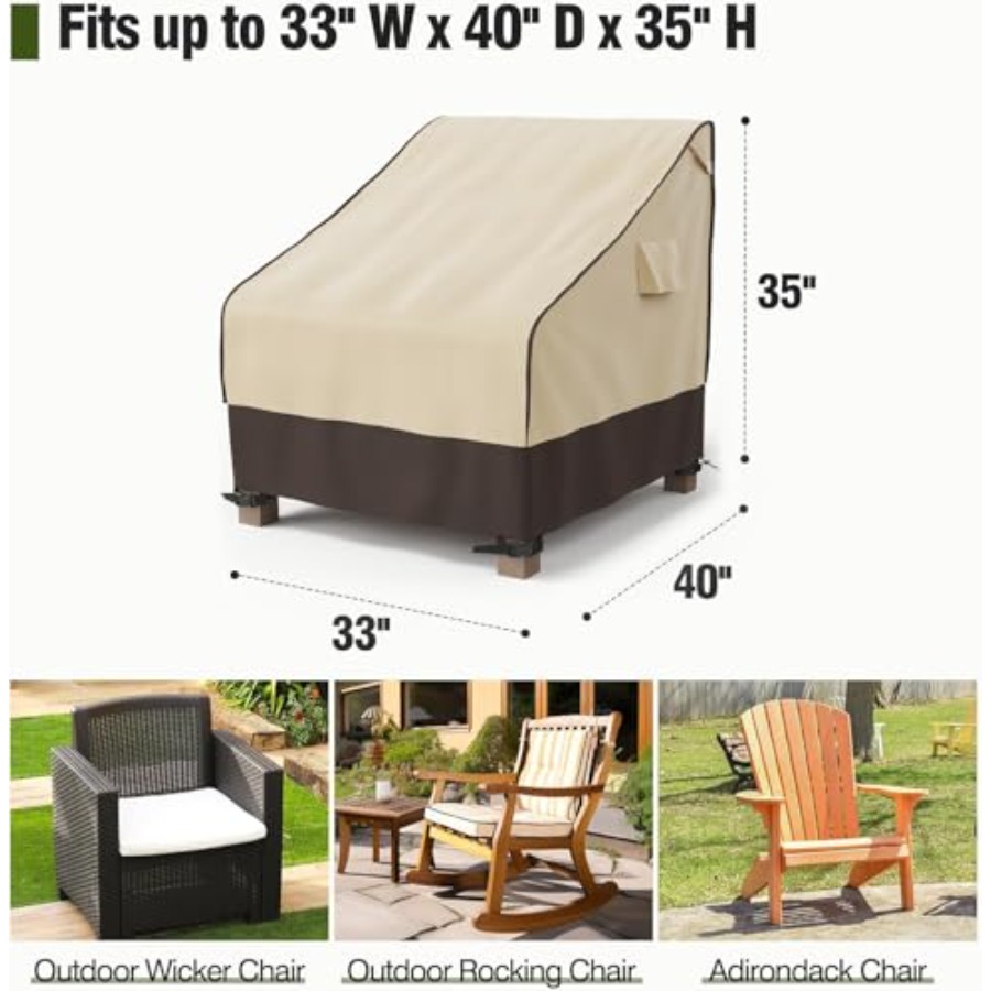 Housse de chaise de patio impe - Outdoor Furniture Heavy avis et prix