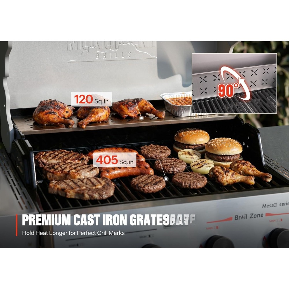 Barbecue à gaz en acier inoxyd - Outdoor Furniture Zone avis et prix