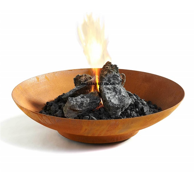 Grand bol à feu en acier Corte - Fire Pit Bowl avis et prix