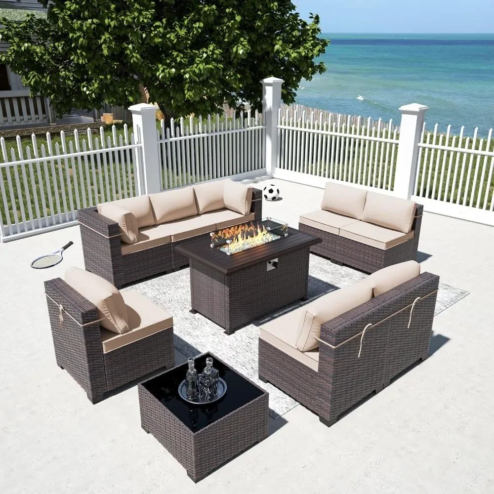 -Ensemble de meubles de Patio  - Outdoor Furniture Set With Fire Pit avis et prix
