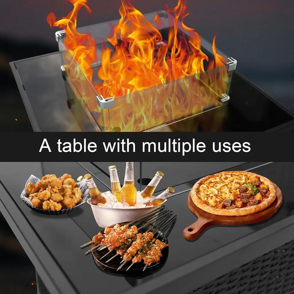 Ensemble de meubles de patio e - Outdoor Furniture Set With Fire Pit avis et prix