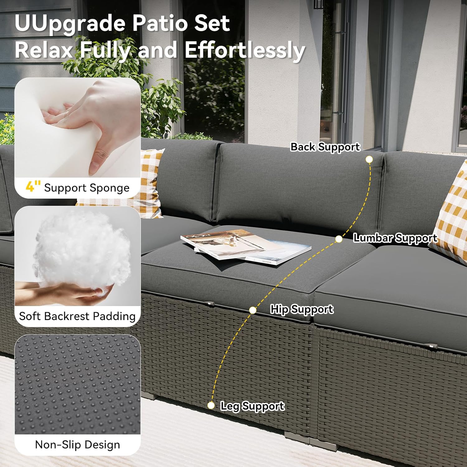 Ensemble de meubles de patio a - Outdoor Furniture Set With Fire Pit avis et prix