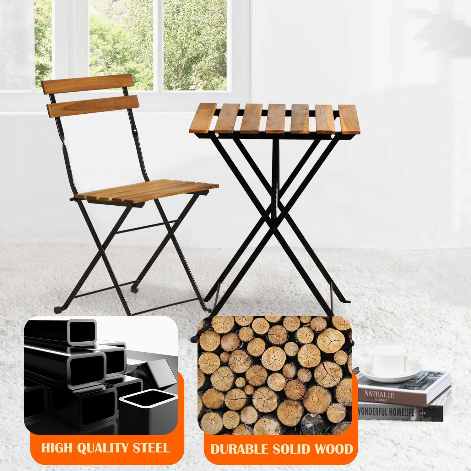 Ensemble bistrot de patio plia - Outdoor Furniture For Patio avis et prix