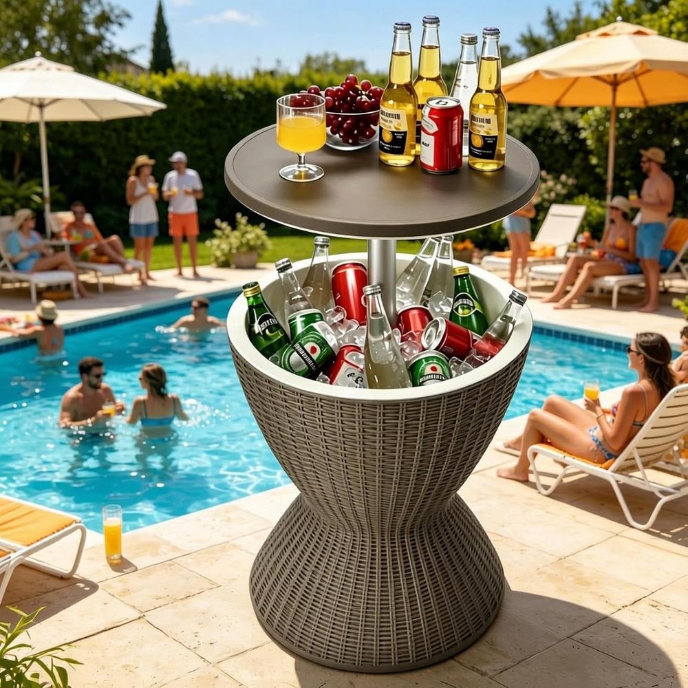Table de patio en rotin résist - Outdoor Furniture Sale avis et prix