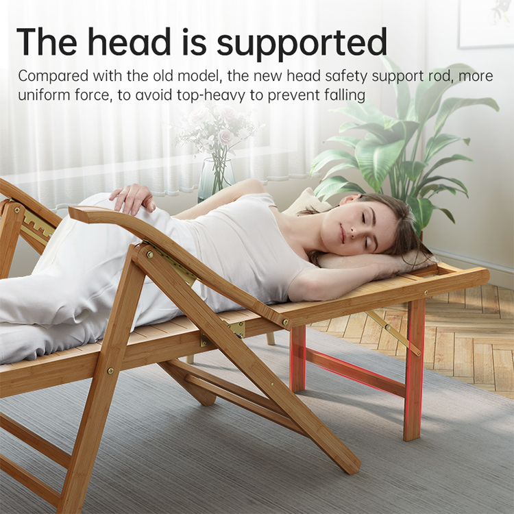 Chaise longue pliante en bambo - Outdoor Furniture Lounge avis et prix