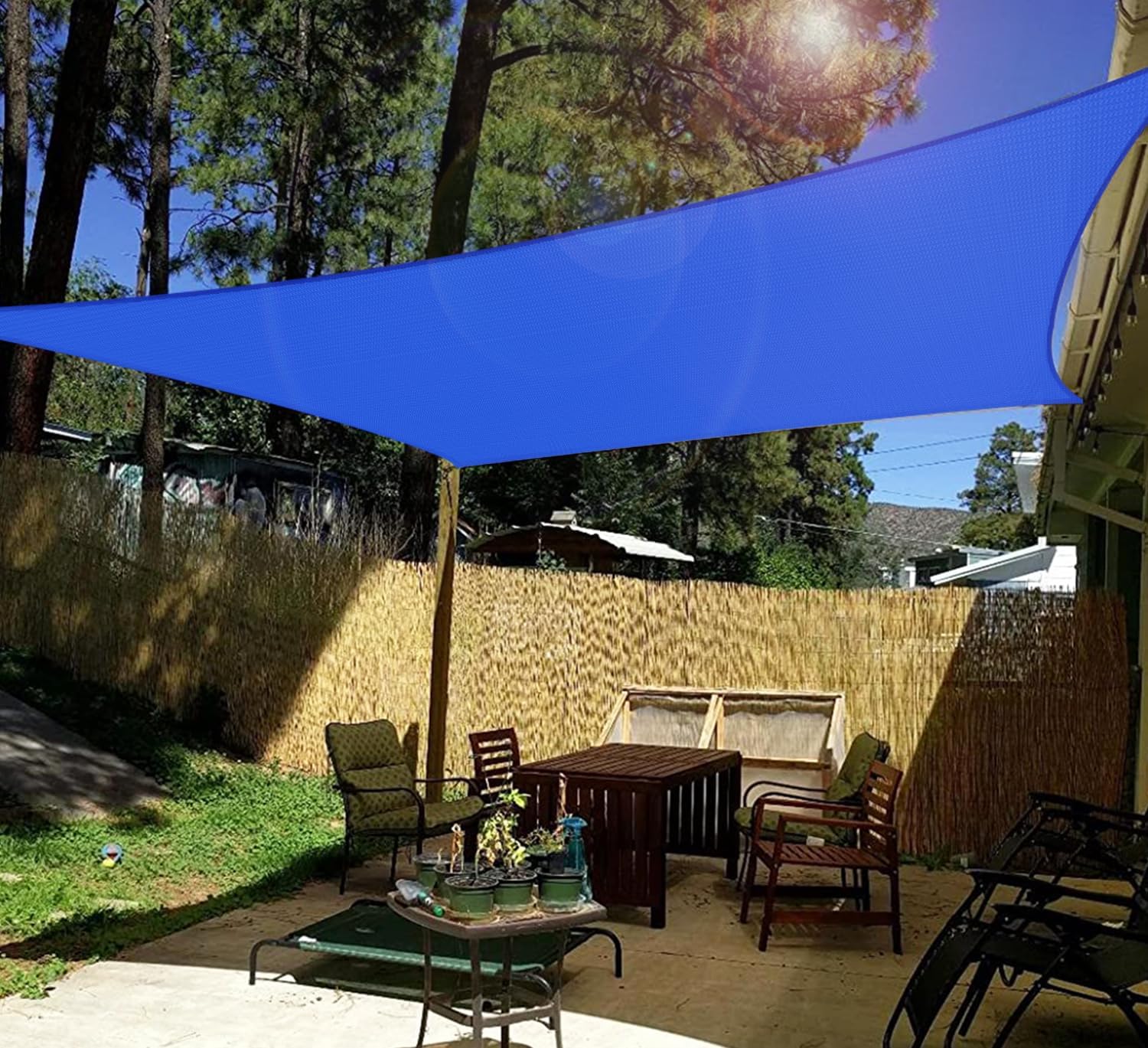Voile d'ombrage rectangulaire  - Outdoor Furniture Hdpe avis et prix