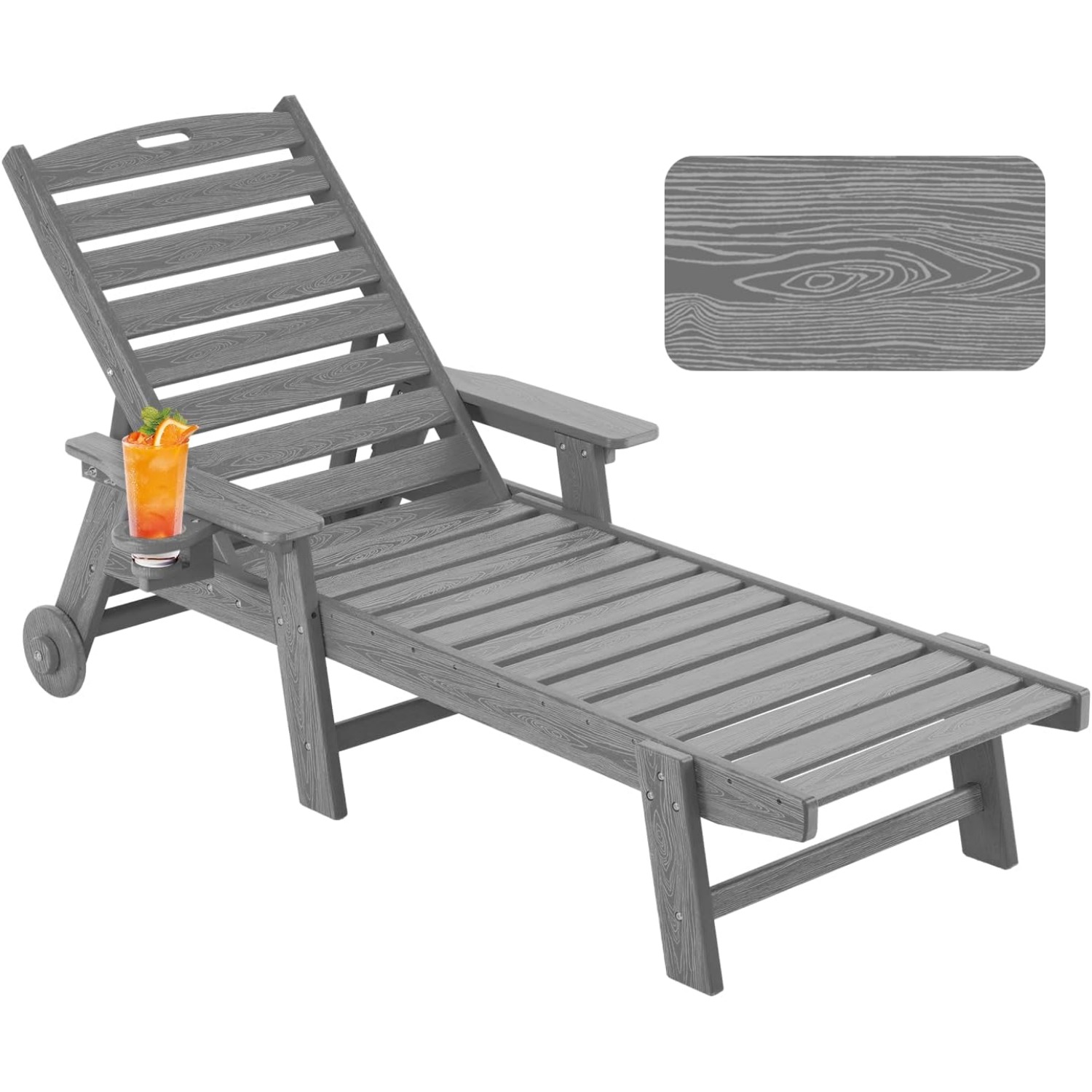 Chaise longue de patio extérie - Outdoor Furniture Hdpe avis et prix