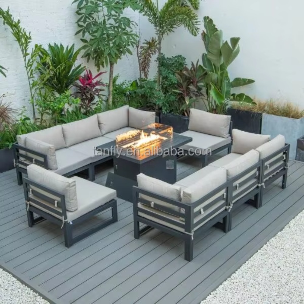 Ensemble de mobilier d'extérie - Outdoor Furniture Set With Fire Pit avis et prix