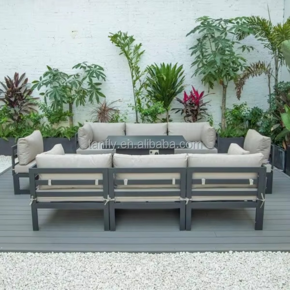 Ensemble de mobilier d'extérie - Outdoor Furniture Set With Fire Pit avis et prix