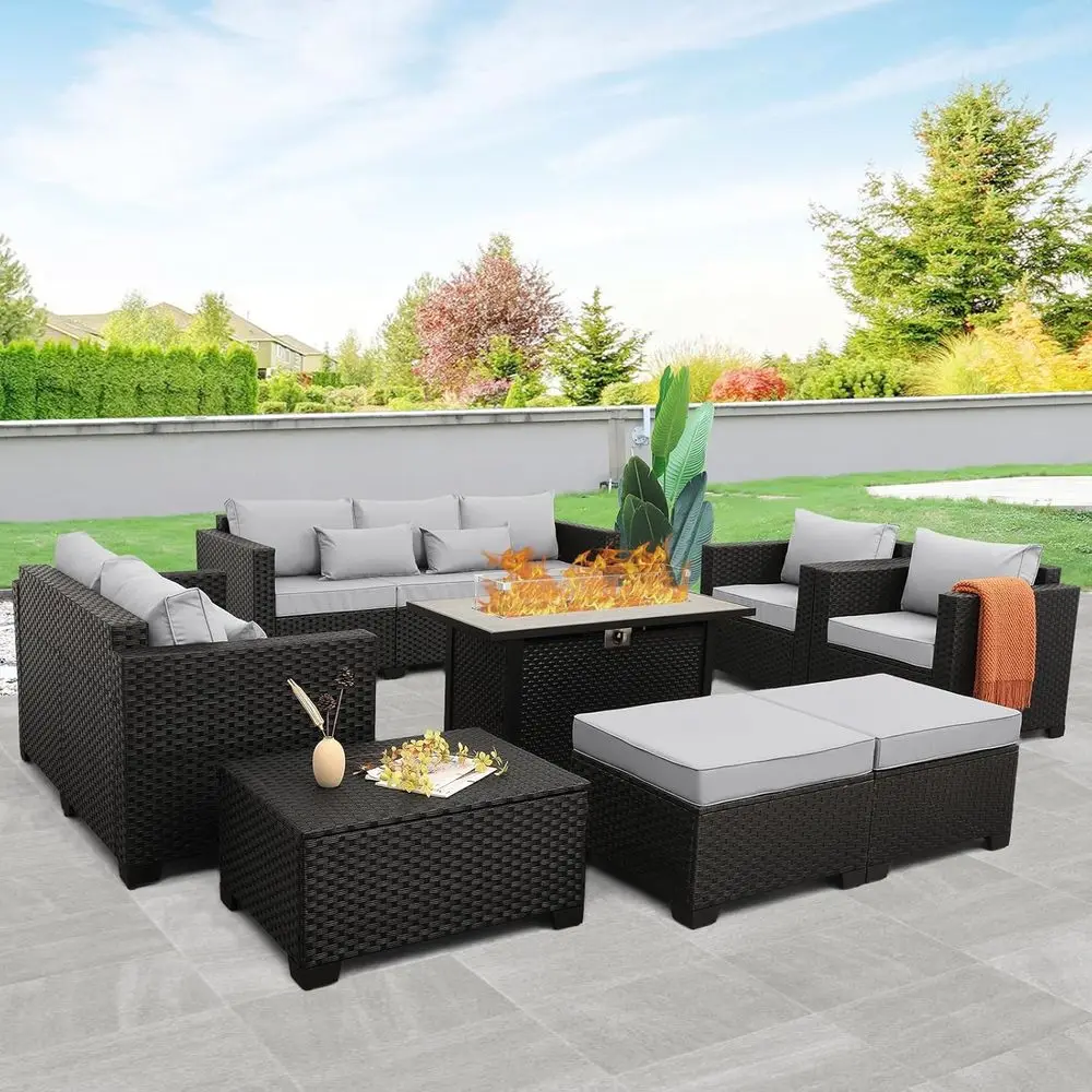 Ensemble de meubles d'extérieu - Outdoor Furniture Set With Fire Pit avis et prix