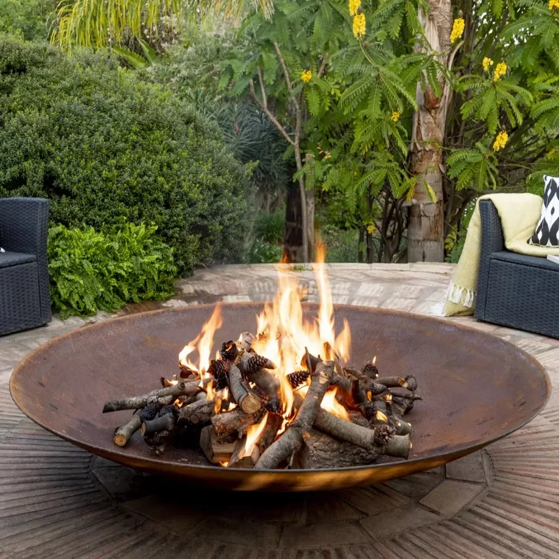 Brasero extérieur en acier au  - Fire Pit Bowl avis et prix