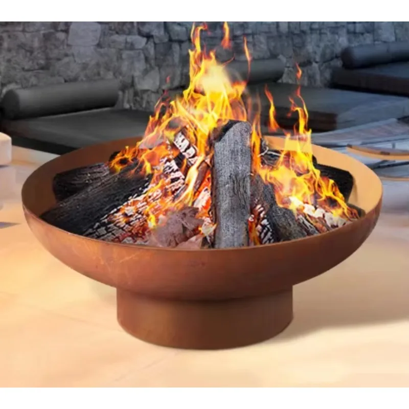Brasero extérieur en acier au  - Fire Pit Bowl avis et prix