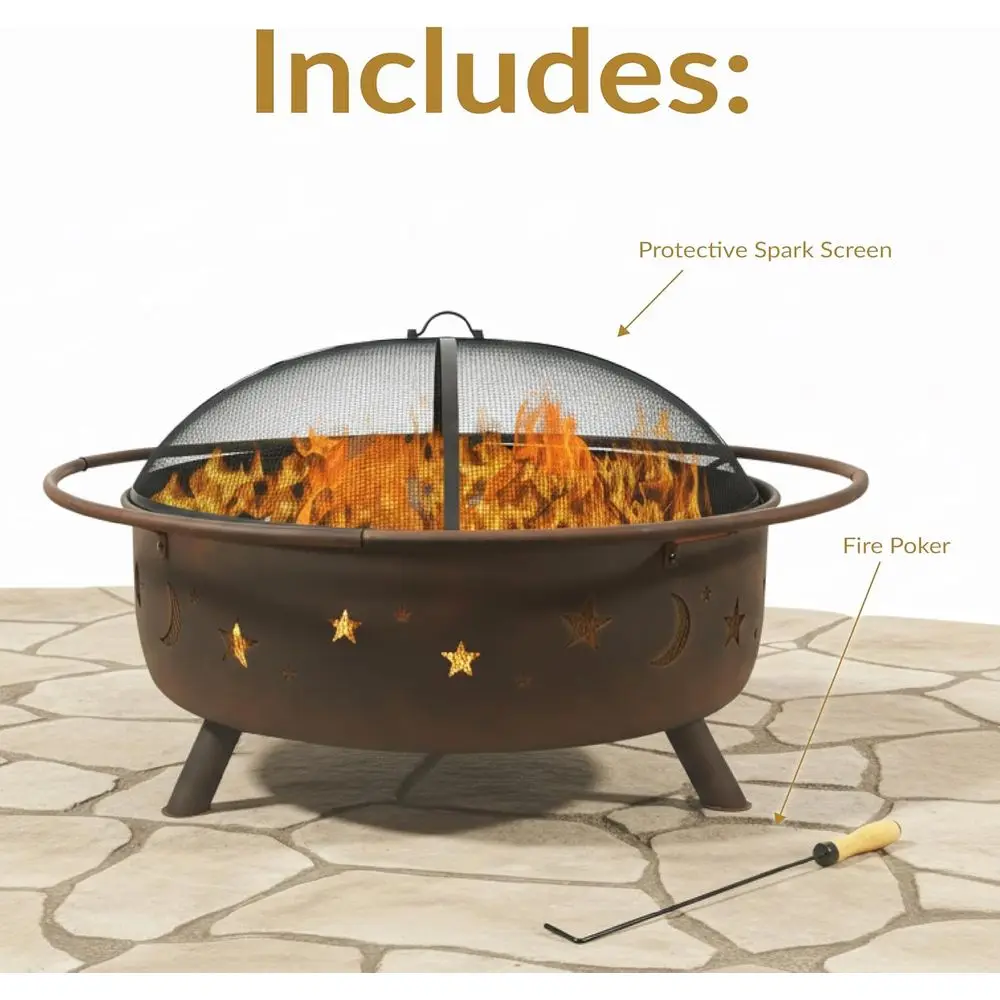 Brasero extérieur à bois de 42 - Fire Pit Bowl avis et prix