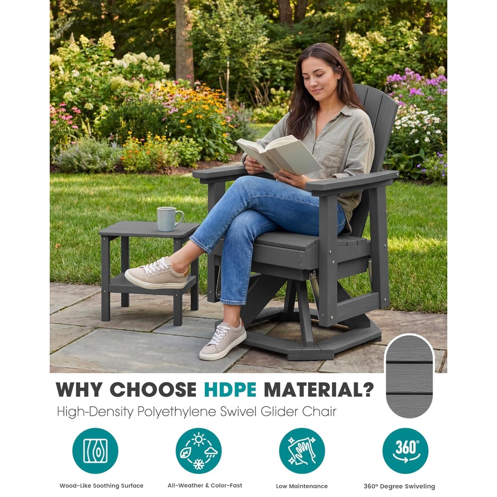 Fauteuil à bascule Adirondack, - Outdoor Furniture Hdpe avis et prix