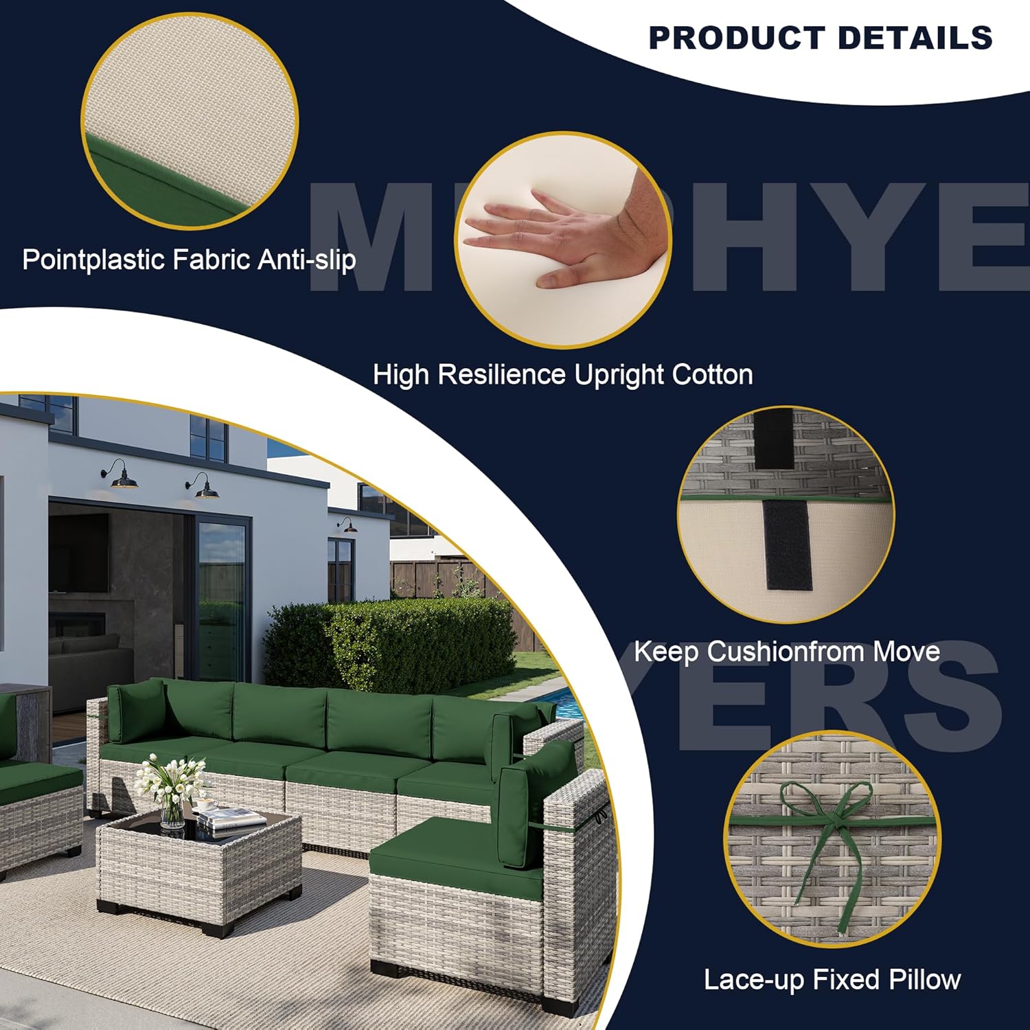 Ensemble de meubles de patio e - Outdoor Furniture Set With Fire Pit avis et prix