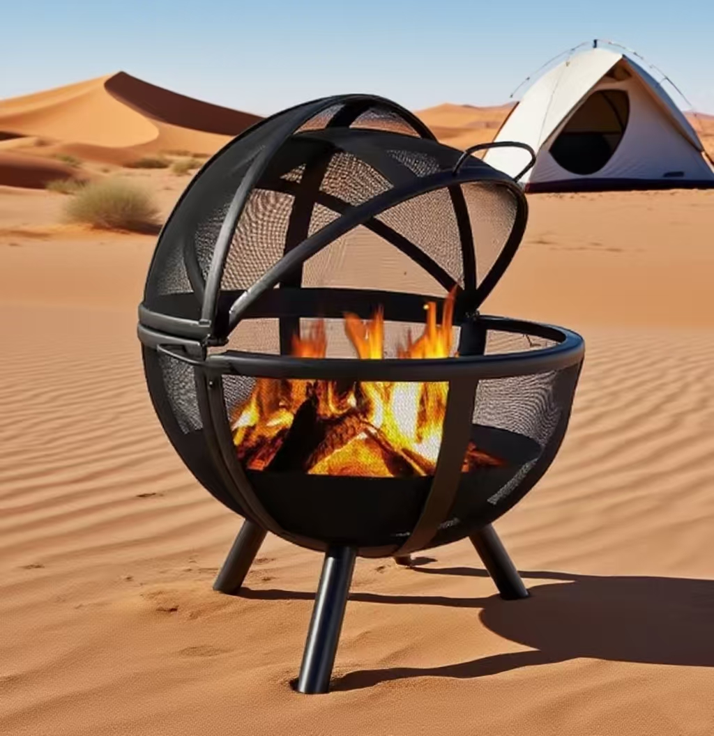 Brasero sphérique portable en  - Fire Pit Bowl avis et prix