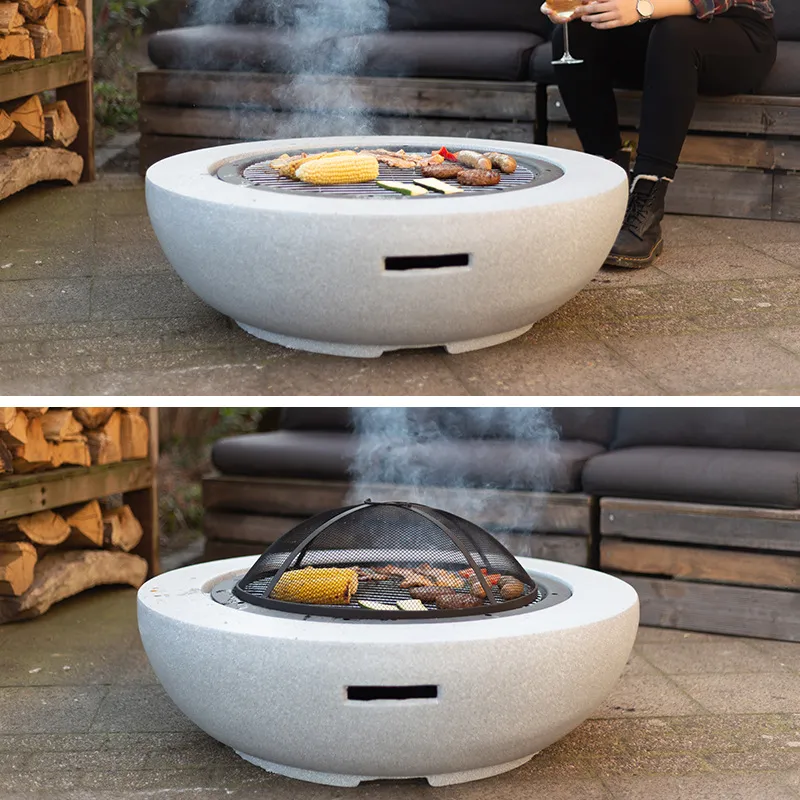 Poêle à bois d'extérieur en ox - Fire Pit Bowl avis et prix