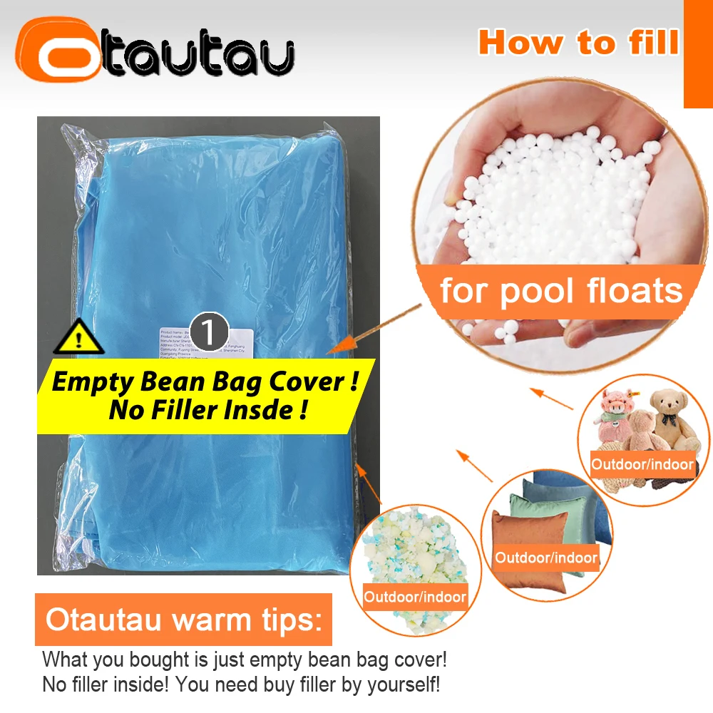 OTAUTAU Housse de pouf Oxford  - Outdoor Furniture Plans avis et prix