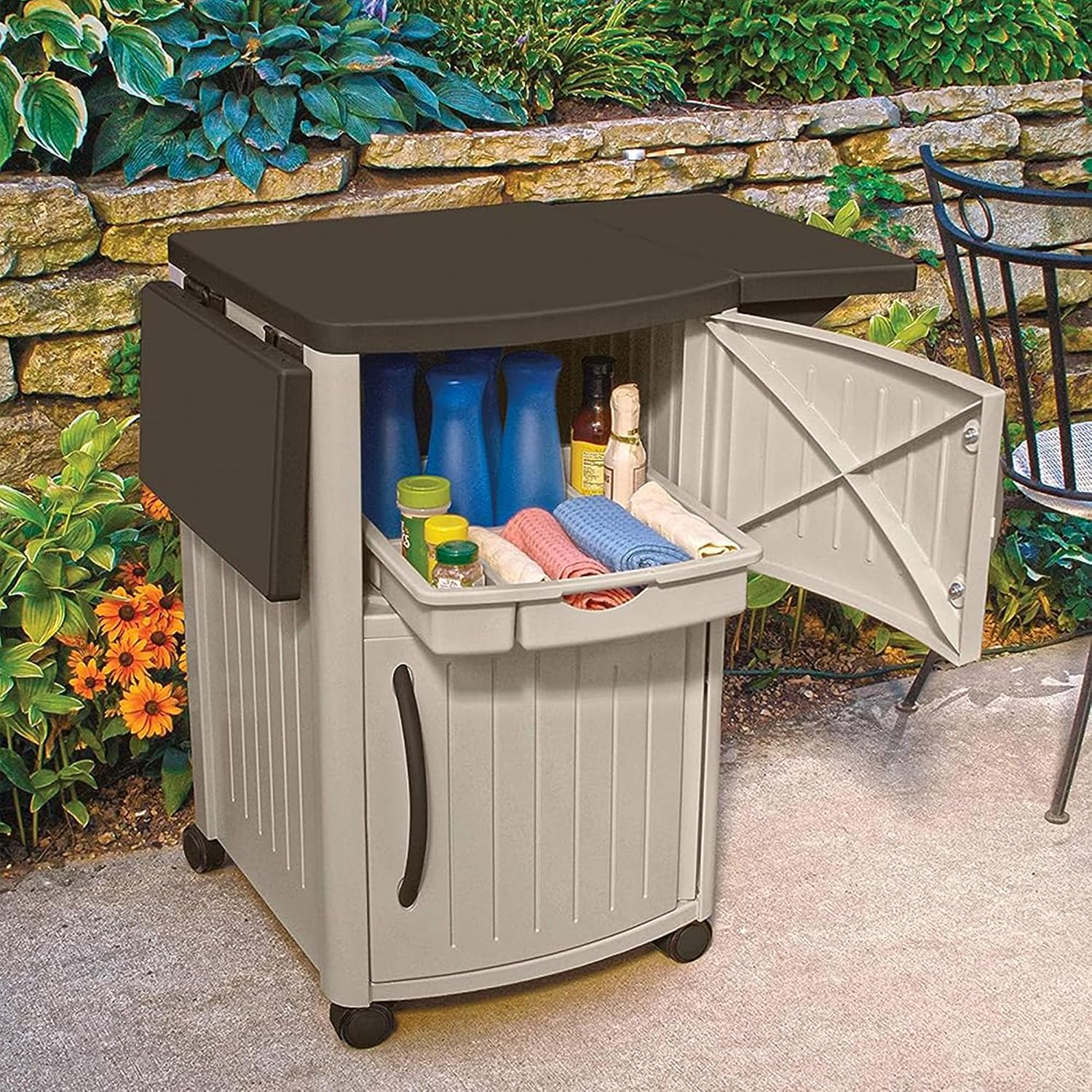 Table de préparation pour gril - Outdoor Furniture For Patio avis et prix