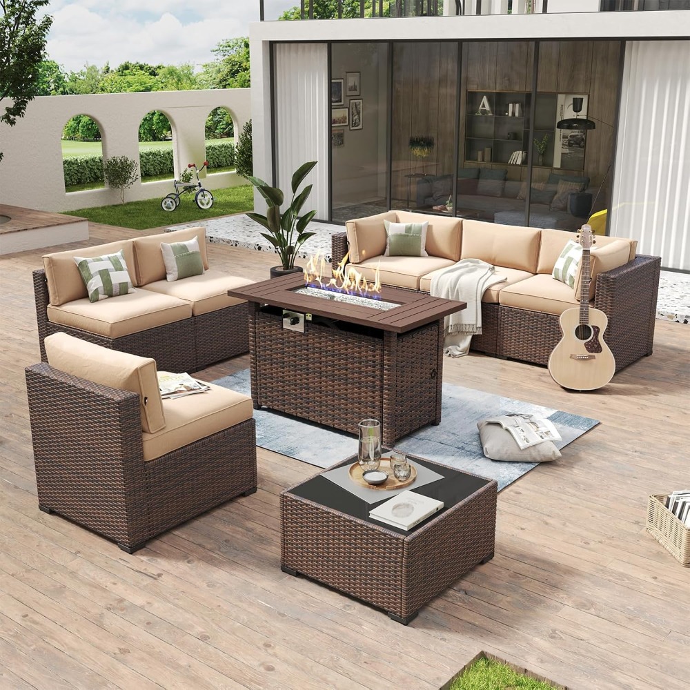 Offre Exclusive : Ensemble de  - Outdoor Furniture Set With Fire Pit avis et prix