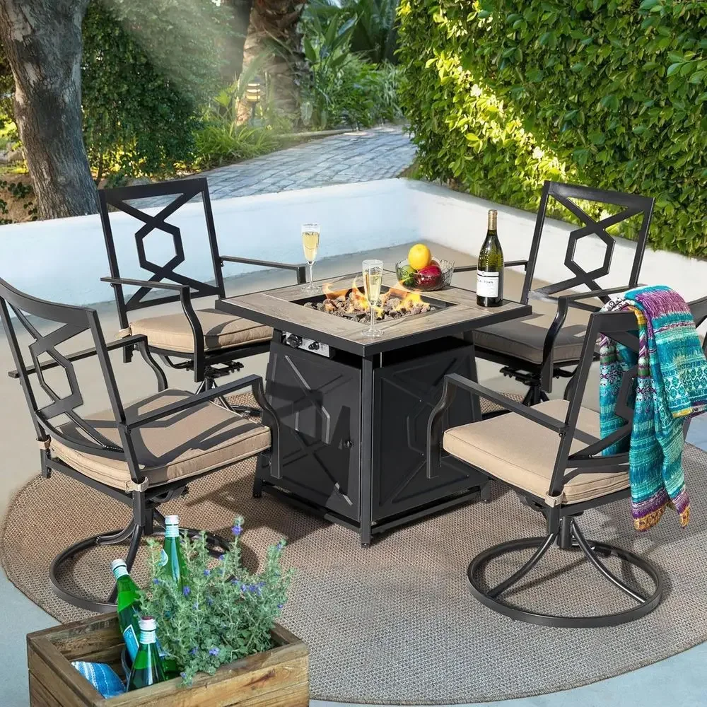 Ensemble de meubles de patio e - Outdoor Furniture Set With Fire Pit avis et prix