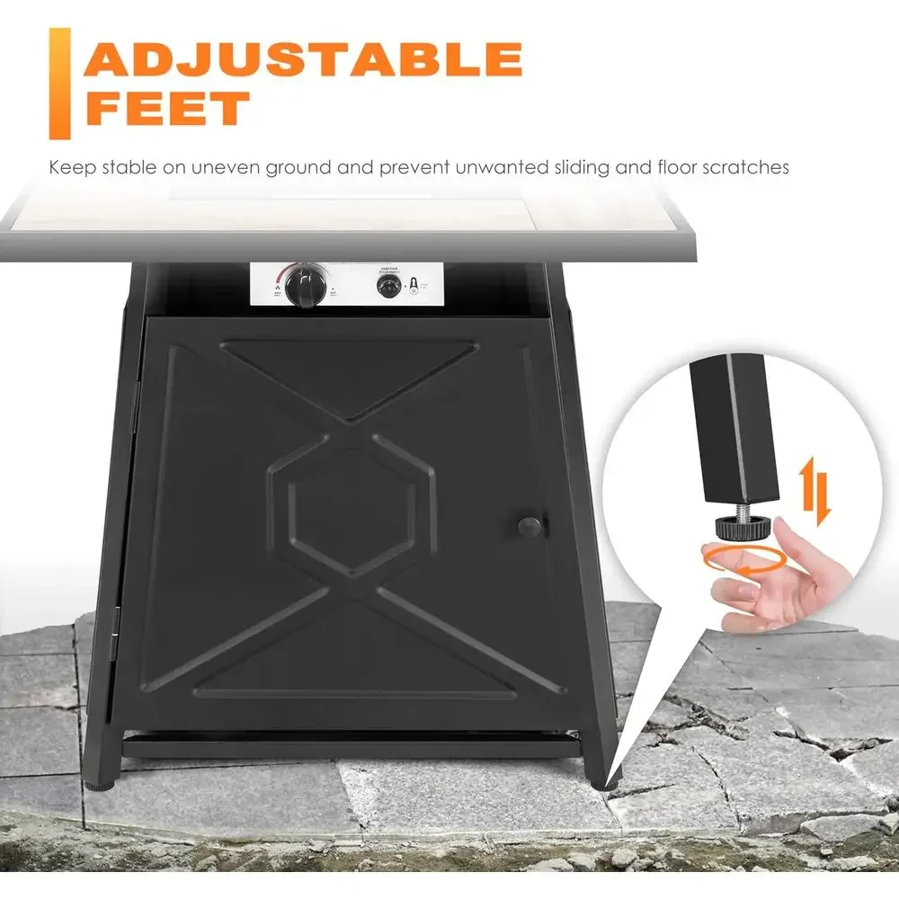 Ensemble de meubles de patio e - Outdoor Furniture Set With Fire Pit avis et prix